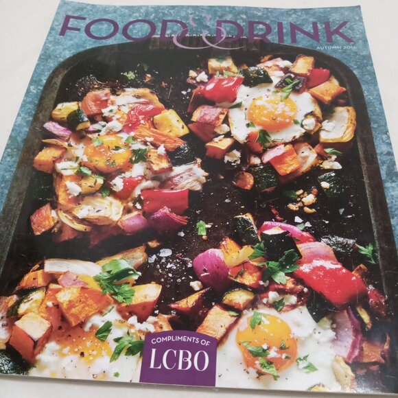 VINTAGE LCBO FOOD & DRINK MAGAZINE AUTUMN 2016. COVER -  ROAST MEDITERREAN .... - Picture 1 of 6